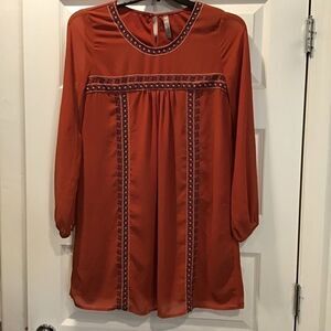 Entro boho chic dress, size small, EUC